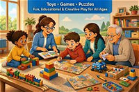 Toys – Games- Puzzles - Fun, Educational & Creative Play for All Ages