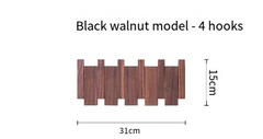 Piano Key Wall Coat Rack (One Piece) Wood Simplicity