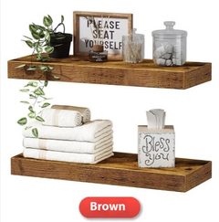 Solid Wood Wall Shelf